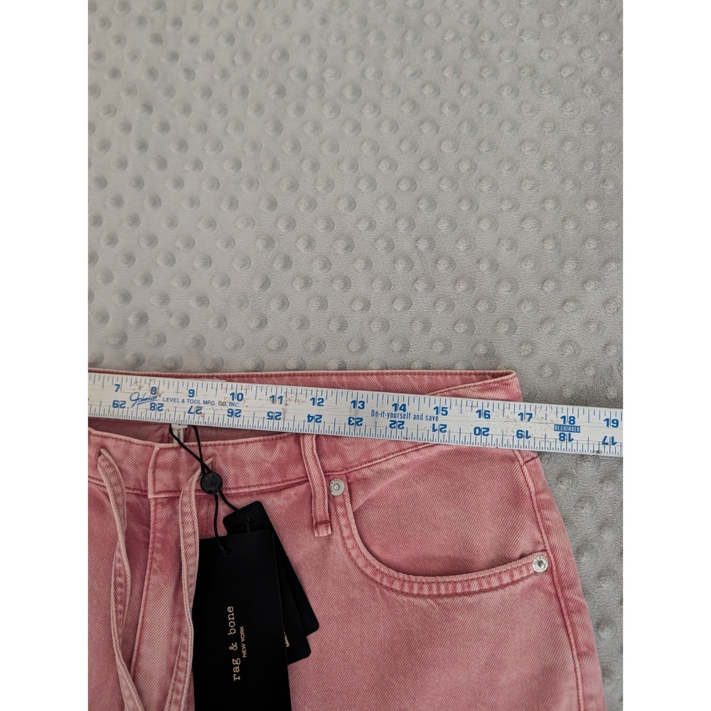 Rag & Bone Featherweight Phoebe Beach Pant Jeans Women's Large Raspberry Stone - Picture 12 of 12